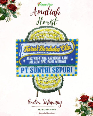 Papan Bunga Duka di Siantar Selatan