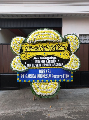 Papan Bunga Duka di Siantar Selatan