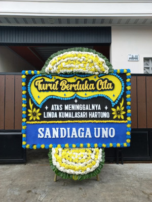 Papan Bunga Duka di Siantar Selatan