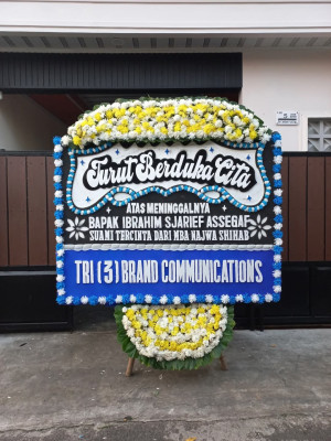 Papan Bunga Duka di Siantar Selatan